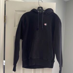 Champion Men's Black Hoodie Sweater